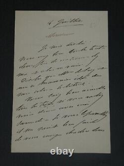 Princess Mathilde Bonaparte Signed Autograph Letter of Two Pages 1863