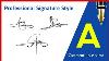 Professional Signature For Letter: A Stylish Autograph Writing Ideas