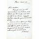 Prosper Merime Autographic Letter Signed January 1899