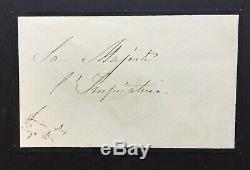 Queen Of The Netherlands Autograph Letter Signed To The Empress Eugenie In 1870 -als-