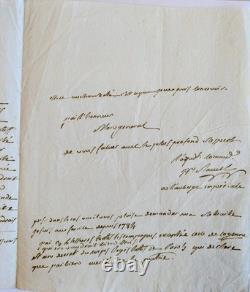 RAMEL (Jean Pierre) signed autograph letter, Milan 1807 to General Charpentier
