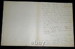 ROMBERG Maurice AUTOGRAPH SIGNED LETTER, NEUILLY SUR SEINE, 1921