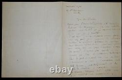 ROMBERG Maurice AUTOGRAPH SIGNED LETTER, NEUILLY SUR SEINE, 1921