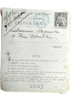 ROSA BONHEUR CAIN, Auguste, Georges, Henri. 3 signed letters, 1873–96