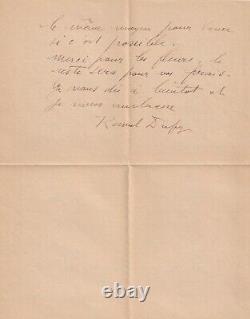 Raoul Dufy Autograph Letter Signed 1945