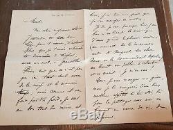 Rare Autograph Letter Signed Aristide Bunting