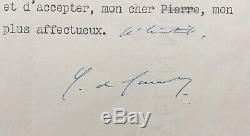 Rare Charles De Gaulle Signed Letter On His Family Captive In 1944