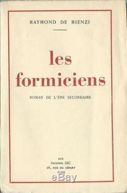 Rare Eo No. Tt Raymond De Rienzi + Autograph Letter Signed The Formiciens
