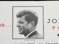 Rare John F Kennedy For President Signed Jfk Autograph Autopen Senate Letter USA