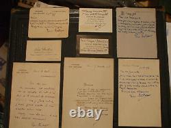 Rare Meeting 21 Documents Louis Barthou Including 16 Autograph Letters Signed