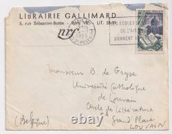 Raymond QUENEAU Signed Autograph Letter Pléiade Gallimard