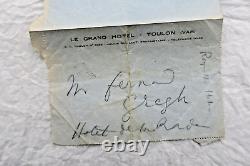 Renaldo HAHN (PROUST) letters & handwritten signed cards