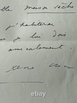 René Char Signed First Edition and Autograph Letter to His Printer