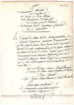 Revolution / Committee Of Public Hi / Letter Signed Dubois (1794)