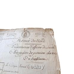 Revolution: The Letter Signed by Carnot, Merlin de Douai, and Cochon-Treilhard