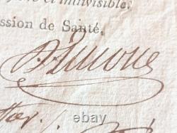 Revolution: The Letter Signed by Carnot, Merlin de Douai, and Cochon-Treilhard