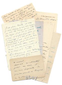Reynaldo HAHN / Seven signed autograph letters / Music / Rehearsal / Proust