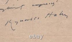 Reynaldo Hahn, Marcel Proust’s lover, autograph signed letter