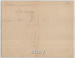 Ricardo de Madrazo Signed autograph letter My biography 1880