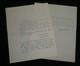 Robert Amadou, Signed Autograph Letter And Typed Letter Regarding A Broadcast