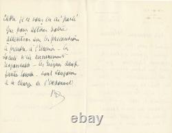 Robert DEMACHY the Poitevin process to Georges Potonniée signed autograph letter