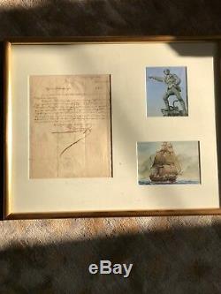 Robert Surcouf / Letter Signed / Saint-malo (1826) / Command Ship To Her