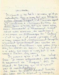 Romain Gary Autographed Letter Signed The Manuscript Of The Roots Of Heaven
