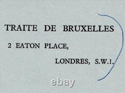 Romain Gary autograph letter signed Gallimard Juilliard Roots of the Sky