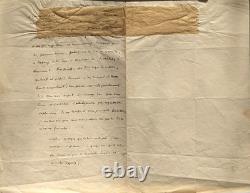 SAINTE BEUVE (Charles) Autographed letters signed and documents (son and father)