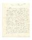 Stendhal / Autographed Letter / Love / Desire / Grief / Lover