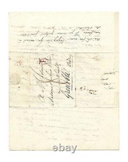 STENDHAL / Autographed Letter / Love / Desire / Grief / Lover