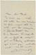 Stevenson Sidonie Gabrielle Colette / Signed Autograph Letter / Treasure Island