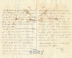 Saint Cyr Military Marechal Pelissier Autograph Letter Signed Student Algiers