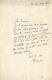Sainte-beuve / Signed Autograph Letter / The Publication Of His Works