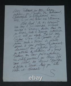 Salomon REINACH SIGNED AUTOGRAPH LETTER Boulogne-sur-Seine 2 pages 1928