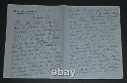 Salomon Reinach Autographed Letter Signed 'Germany is Pacifist' 1928