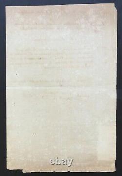 Salvation Committee Public, Saint-just Document / Signed Letter 1793