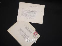 Samuel Beckett Signed Autograph Card On the Rehearsals of Comedy