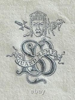 Sarah BERNHARDT Autographed letter signed in war against the President