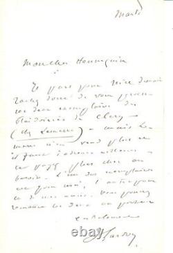 Sardou, Victorian. Set Of Signed Autograph Letters