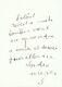 Serge Gainsbourg / Autograph Letter Signed Fulbert / 1988