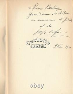 Serge LIFAR signed autograph dance Carlotta Grisi