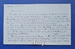 Signed Autograph Letter by Alexandre Georges from 1919