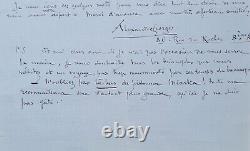 Signed Autograph Letter by Alexandre Georges from 1919