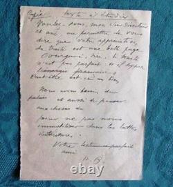 Signed Autograph Letter by Henry Bordeaux