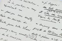Signed autograph letter from Jules Massenet to Mr. Carrand, Villa Medici music