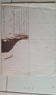 Signed parchment by Louis XV, Bourbonnais Regiment, letter of service, 1768