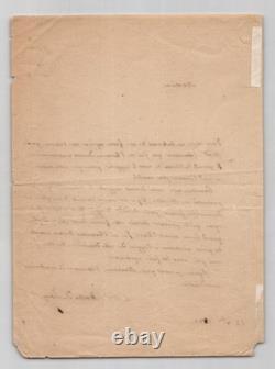 Silvestre de Sacy Autograph Letter Signed Incurables Orientalism 1833