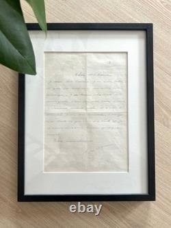 Simone de BEAUVOIR Autographed letter signed what makes a writer