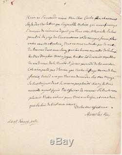 Stanislas Leszczynski Signed Autograph Letter On The Birth Of The Dolphin